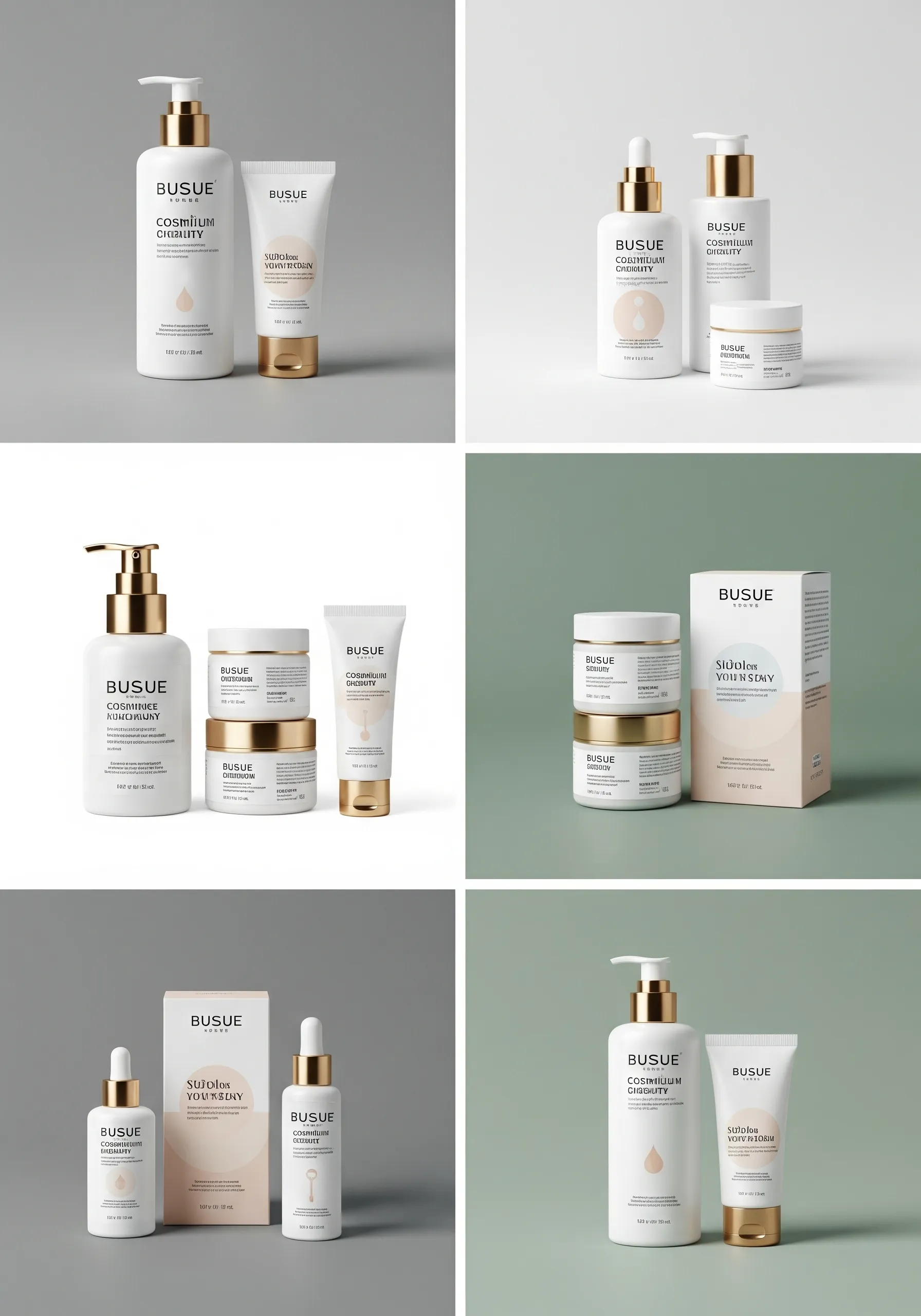 Beautifully designed packaging for a cosmetic product
