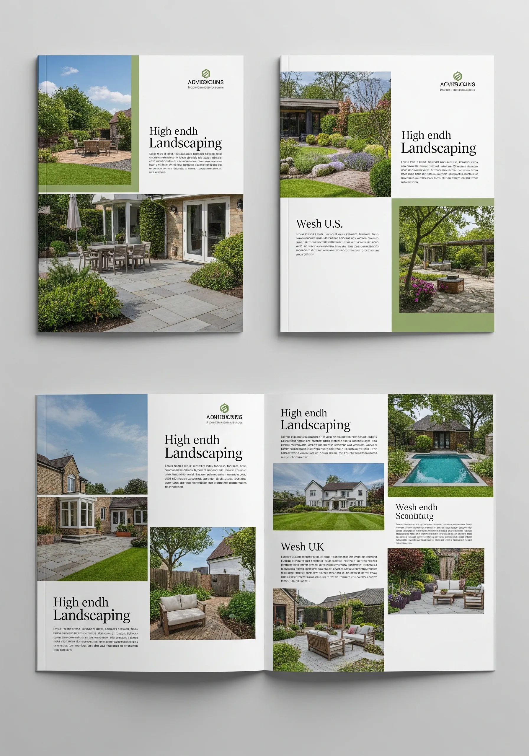 A professional and clean brochure layout