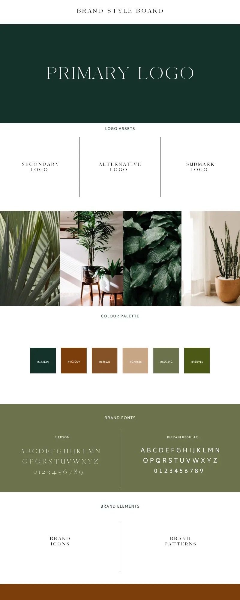 Brand identity workshop materials for a tech company
