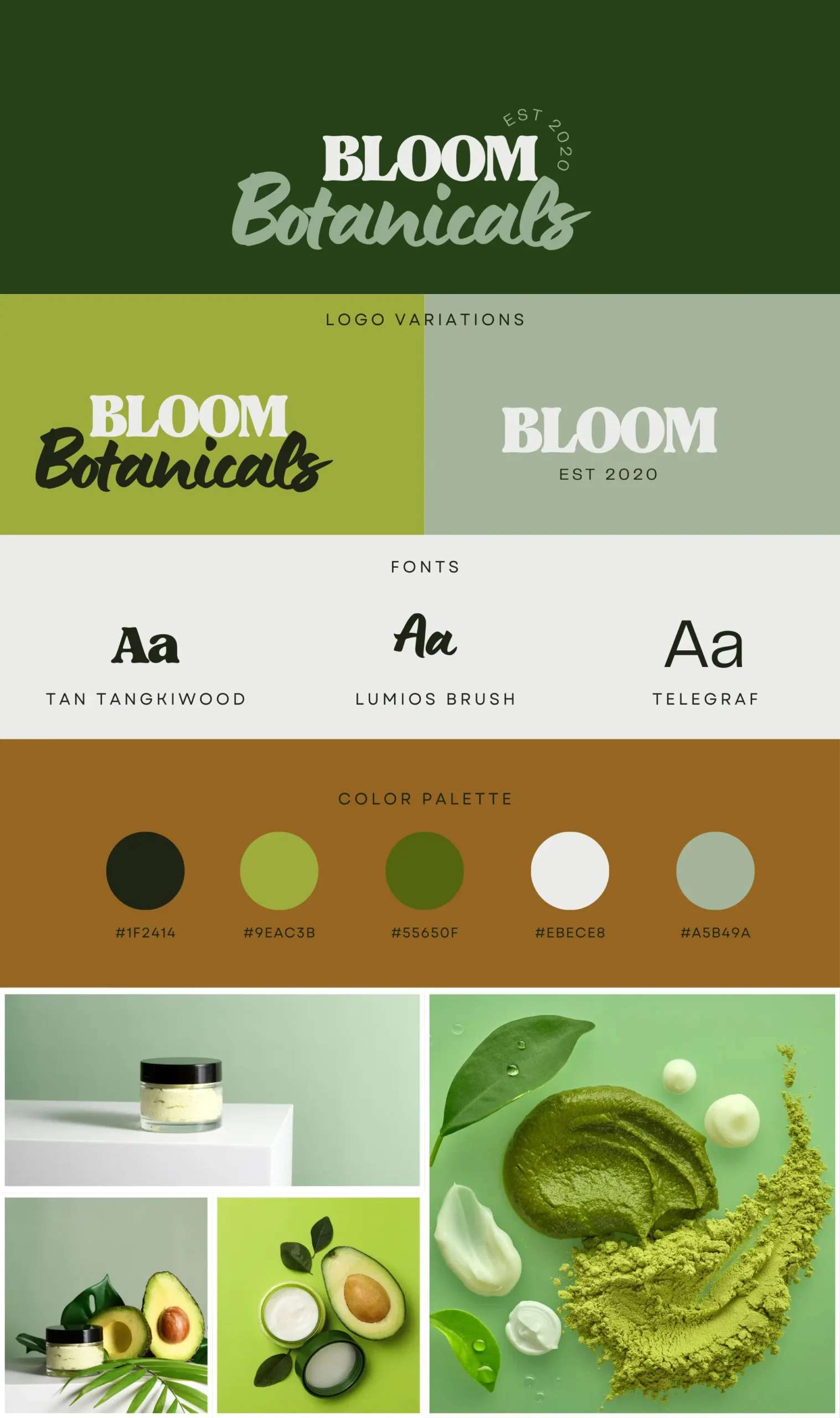 Brand guideline presentation for a fashion client